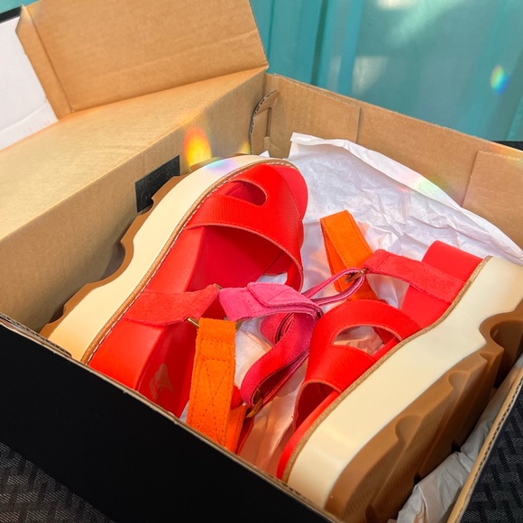 Sorel Joanie IV Ankle Strap Wedge, Size 10. New in box. - Picture 5 of 5